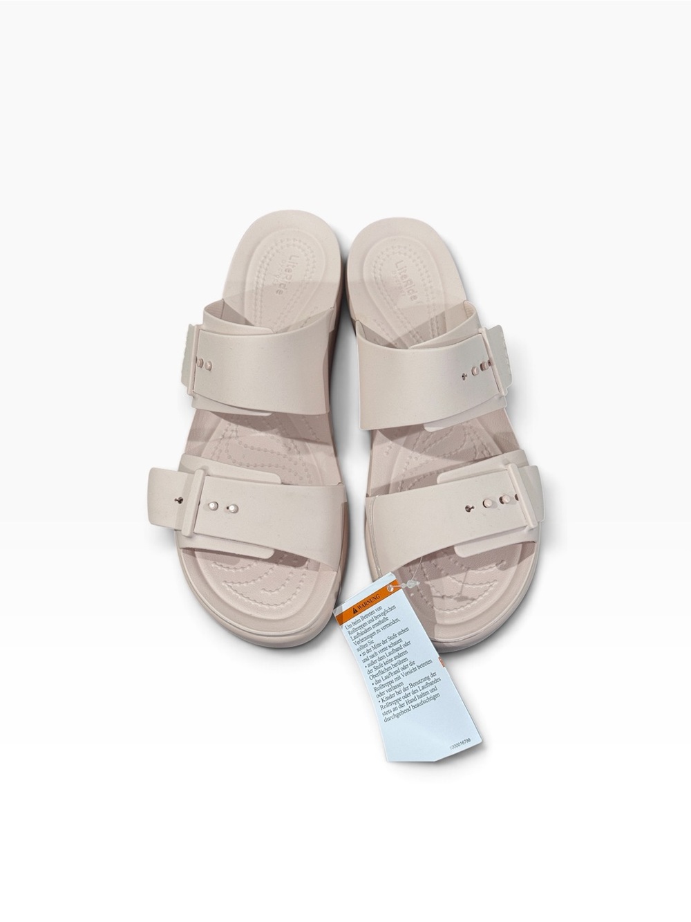 NWT CROCS brooklyn buckle low